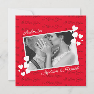 Almas gemelas te amo foto personalizada San Valent