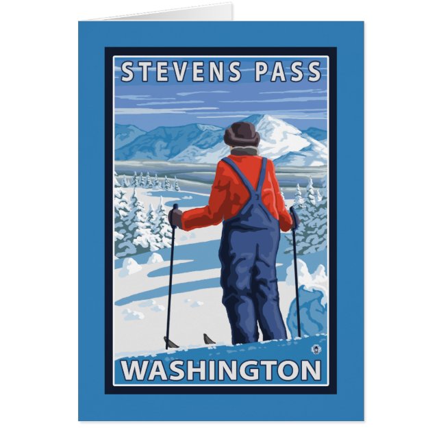 Almirante de esquí - Paso Stevens, Washington (Frente)