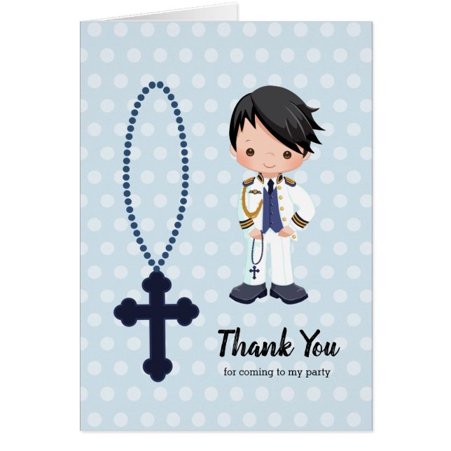 Almirante Español Primer Niño de la Comunión (Frente)