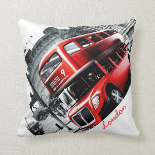 Almohada 16" de GRIG-STYLE Londres BusThrow x 16"