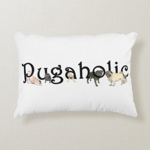 Almohada 16" del acento de Pugaholic X12 "