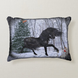 Almohada 2 Caballo Frisón País de las Maravillas d