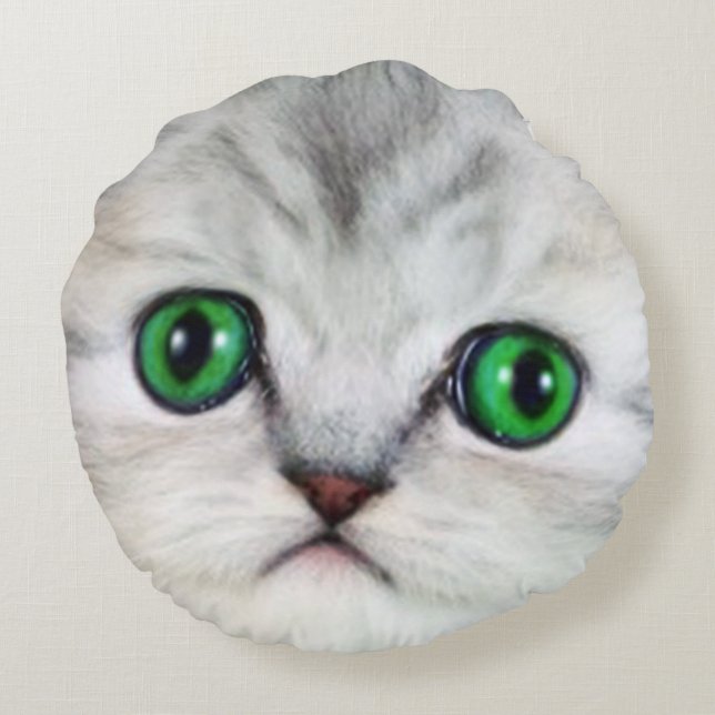 almohada 2 de la cara del gato (Reverso)