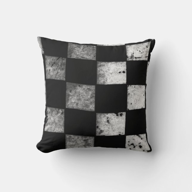 Almohada a cuadros de la bandera (Anverso)