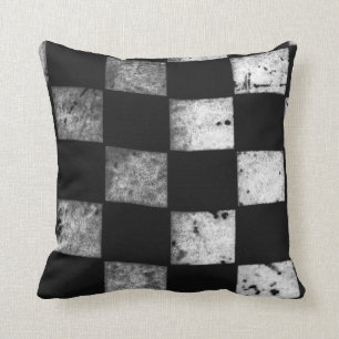 Almohada a cuadros de la bandera