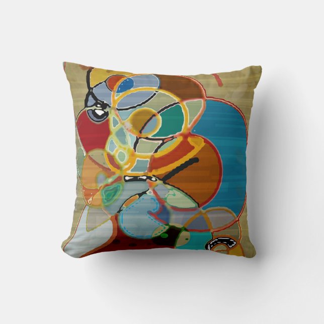 Almohada abstracta (Anverso)