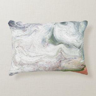 Almohada abstracta águila esponjosa blanca