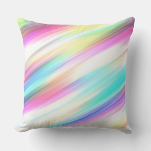 almohada abstracta arcoíris