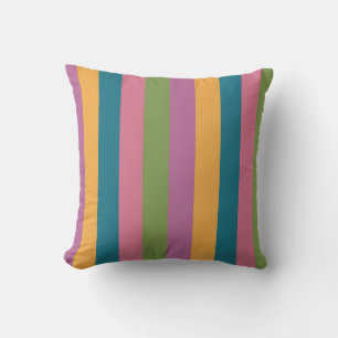 almohada abstracta con rayas verticales