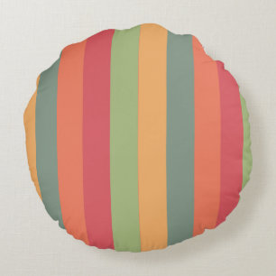 almohada abstracta con rayas verticales