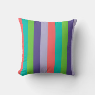 almohada abstracta con rayas verticales