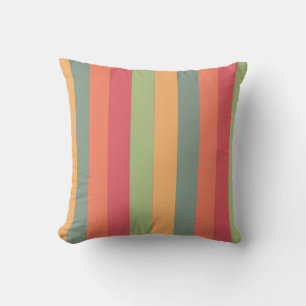 almohada abstracta con rayas verticales