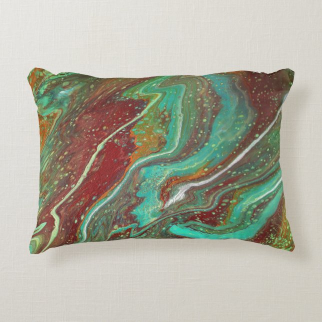 Almohada abstracta Danza de sable 1 (Anverso)