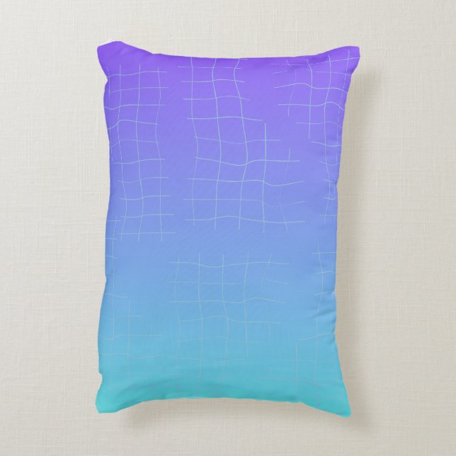 Almohada abstracta de armonía suave para lanzar (Atrás (Vertical))