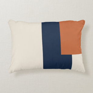 Almohada abstracta de bloque de color de estética