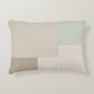 Almohada abstracta de bloque de color de estética