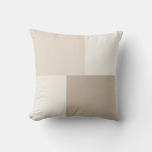 Almohada abstracta de bloque de color de estética 