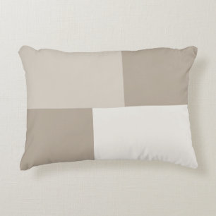 Almohada abstracta de bloque de color de estética