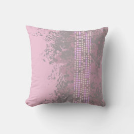 Almohada abstracta de cojín con punto morado atenu