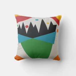 Almohada abstracta de cono de confeti