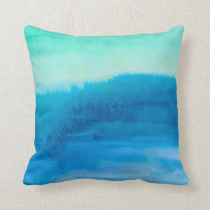 Almohada abstracta de la acuarela