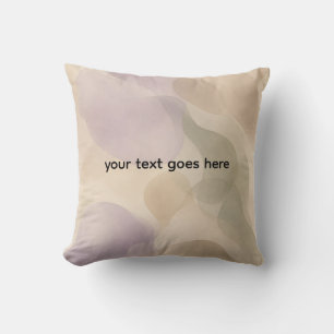 Almohada abstracta de lavanda para tirar
