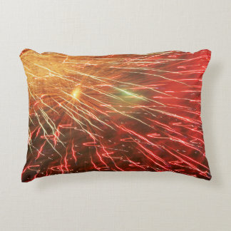 Almohada abstracta de los fuegos artificiales