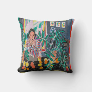 Almohada abstracta de Nancy con teléfono móvil