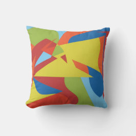 Almohada abstracta de Toucan Pop