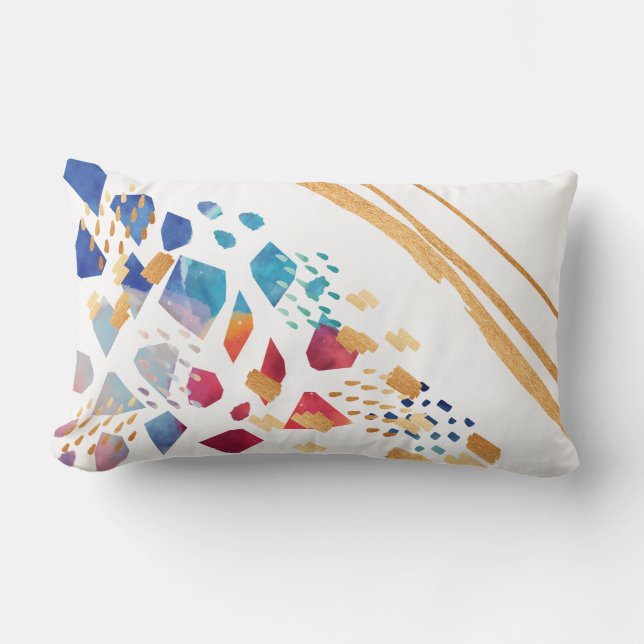 Almohada abstracta del acento de Décor del arte de (Anverso)