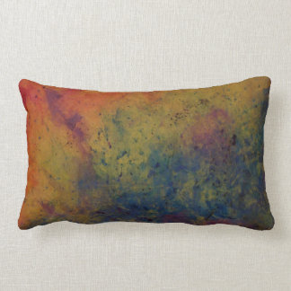 almohada abstracta del campo de color