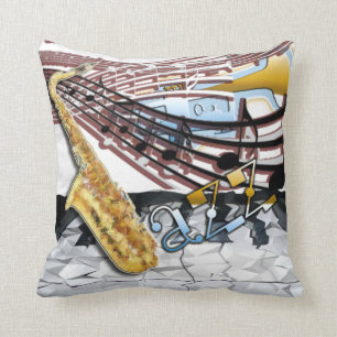 Almohada abstracta del jazz