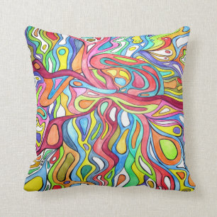 Almohada abstracta del latido del corazón