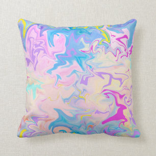 Almohada abstracta del modelo de la acuarela
