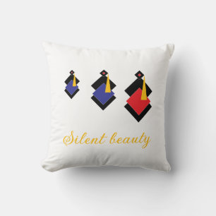 Almohada Abstracta Geométrica de Mujeres – Min Mod