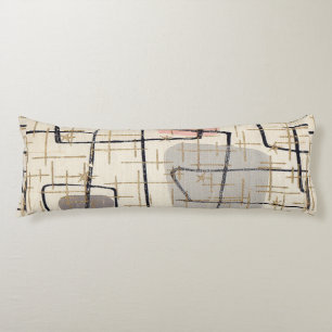 Almohada abstracta moderna del cuerpo de los