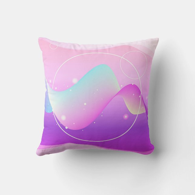 Almohada abstracta para lanzar (Reverso )