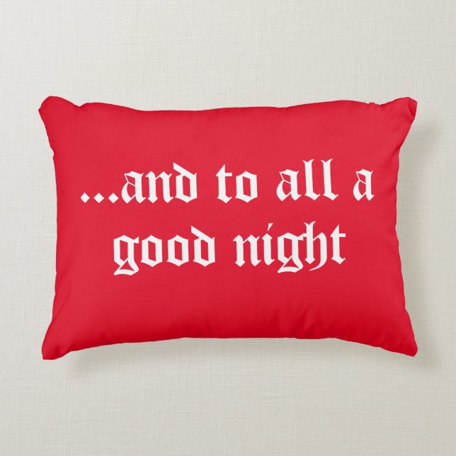 almohada acento Navidad rojo bonito (Anverso)