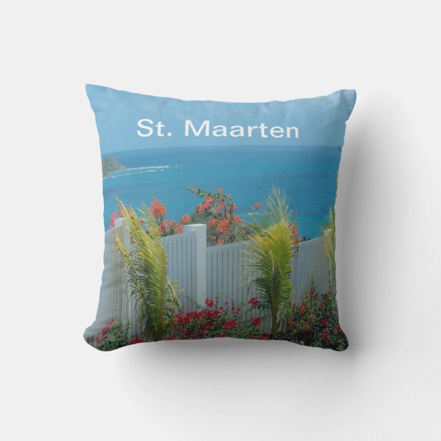 almohada acentuada con vista al océano de St. Maar (Anverso)