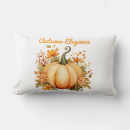 Almohada acentuada de la elegancia otoñal.