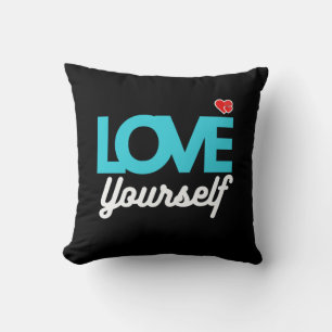 Almohada acogedora de amor propio Motivacional