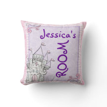 Almohada adaptable del castillo del cuento de