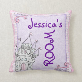 Almohada adaptable del castillo del cuento de