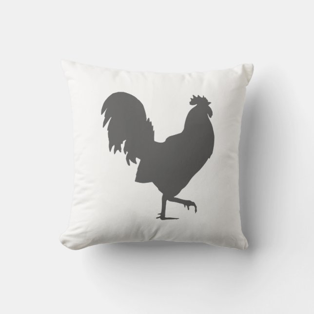 Almohada adaptable del gallo del corral (Anverso)
