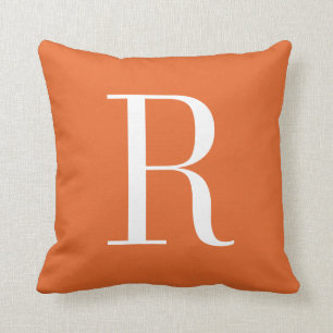 Almohada adaptable del monograma del alfabeto -