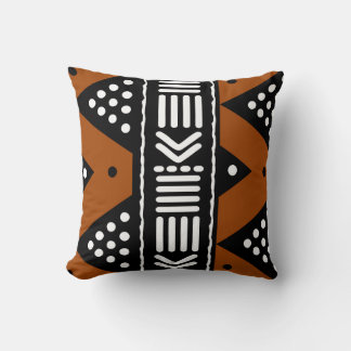 Almohada africana abstracta Bogolan