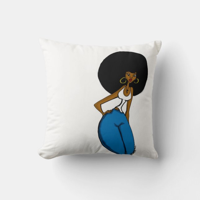 almohada afro del sista (Anverso)