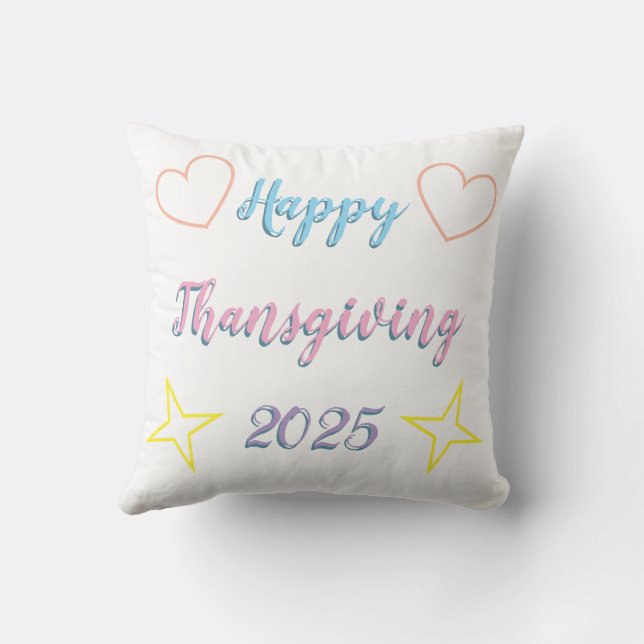 Almohada Agradecida Bendecida – Decoración Acogedo (Reverso)