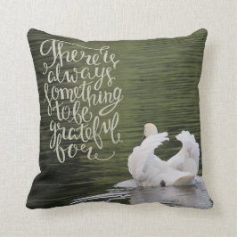 Almohada agradecida del cisne