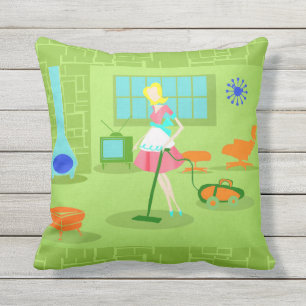 Almohada al aire libre de estilo retro moderno de